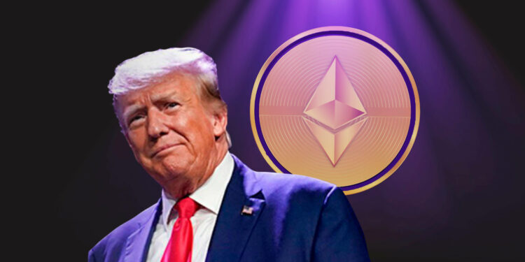 Donald Trump y criptomoneda ethereum.