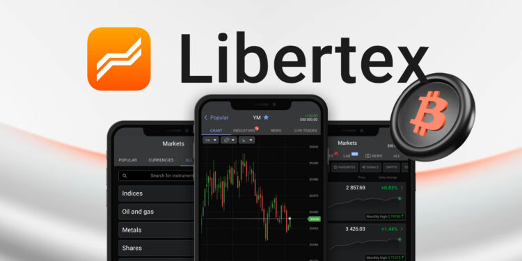 Libertex, bitcoin y celular.