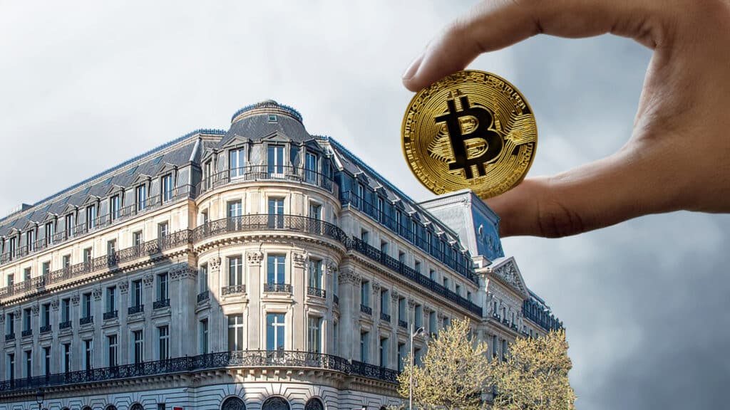 Bitcoin y banco Société Genérale.