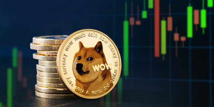 Criptomoneda Dogecoin.