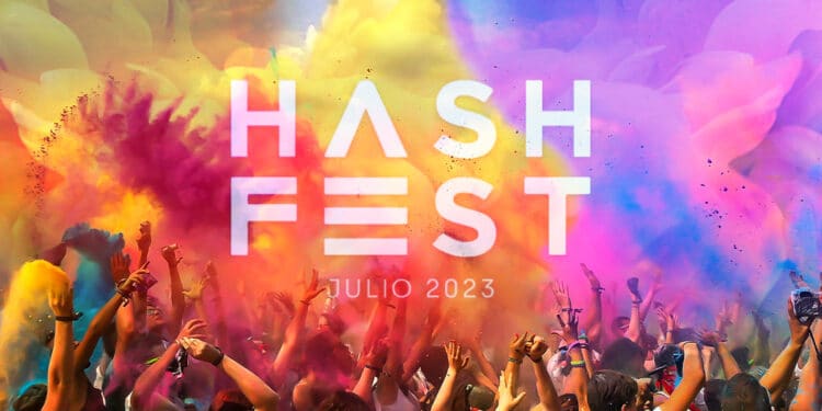Personas en el festival Hash Fest