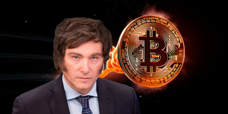 Milei y bitcoin.
