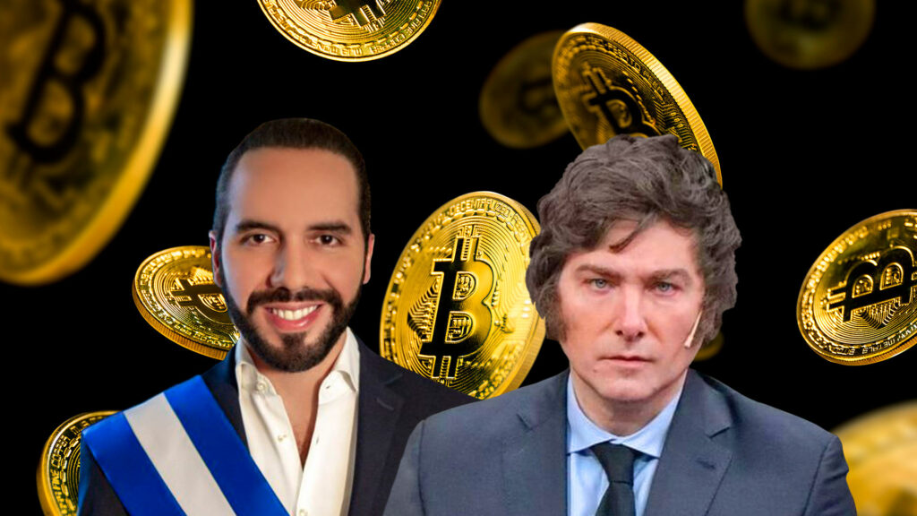 Milei, Bukele y bitcoin.