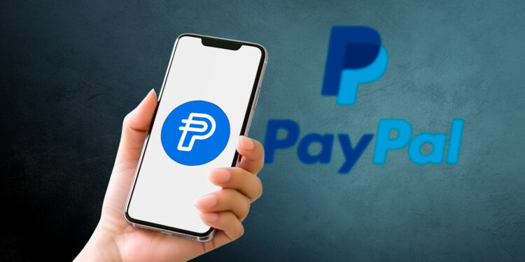 Celular con stablecoin de Paypal.