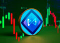 Sube el precio de AXS - Composición por CriptoNoticias. coinmarketcap.com / wit / stock.adobe.com.