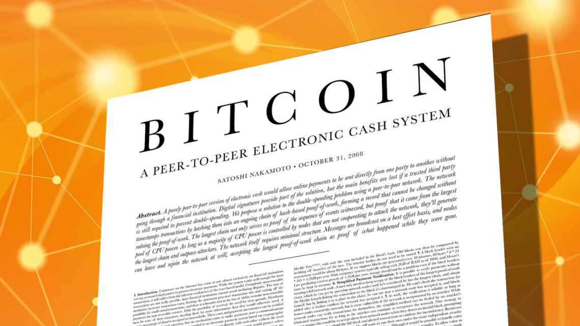 Publicación del whitepaper de Bitcoin - Calendario de CriptoNoticias