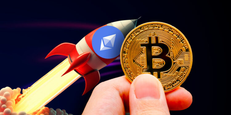 Bitcoin y ethereum.