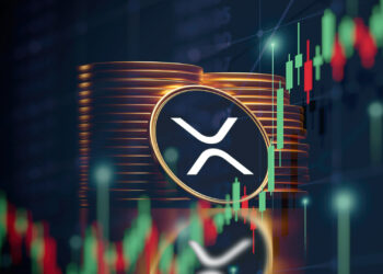 XRP y gráfico alcista.