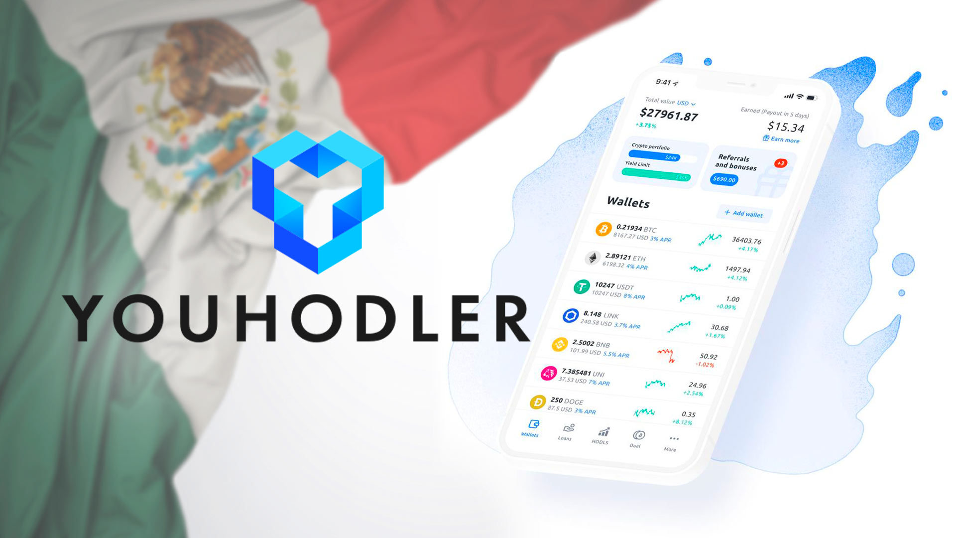 Exchange YouHodler tiene nuevos mÃ©todos de depÃ³sito para usuarios mexicanos