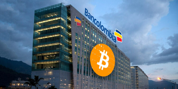 Bancocolombia y bitcoin.