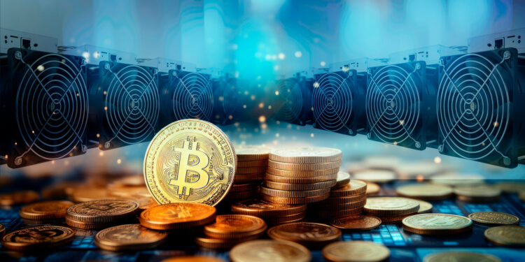 Mineros de bitcoin y BTC.