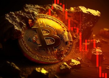 Bitcoin se desacopla del oro - Composición por CriptoNoticias. Bigc Studio / Fatih Nizam / stock.adobe.com.