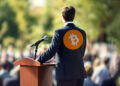 Político y bitcoin.