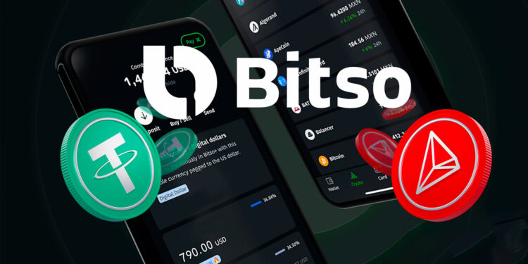 Bitso, tron y usdt.
