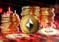 Ethereum en rojo.