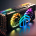 Equipo GPU y logo de Dynex.