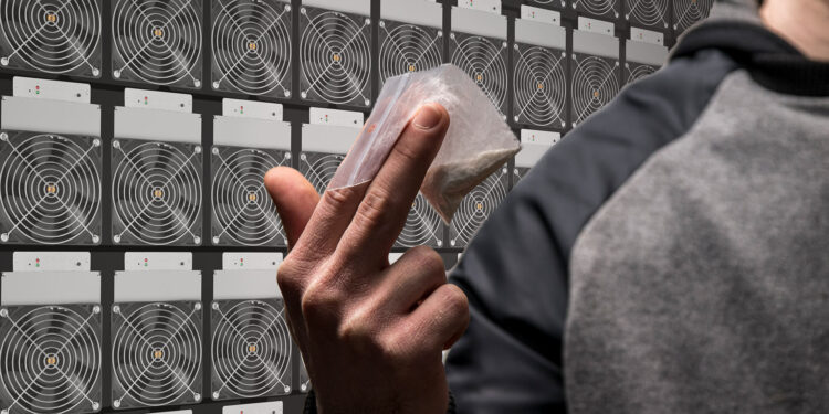 Narcotraficante y mineros de bitcoin.
