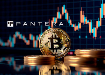 Bitcoin y logo de Pantera.