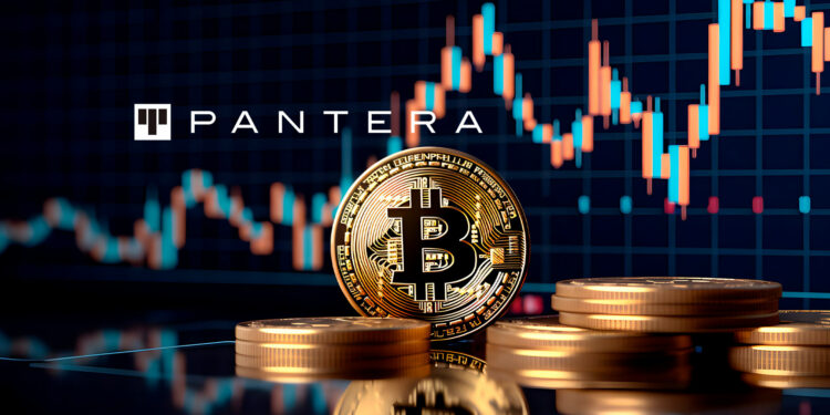 Bitcoin y logo de Pantera.