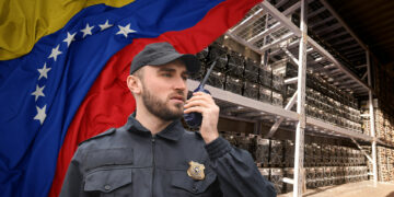 Policía de Venezuela y mineros de bitcoin.