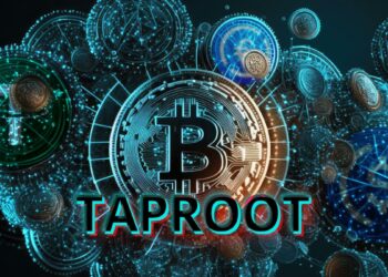 Taproot sobre bitcoin interconectado en red con stablecoins