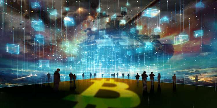 registros de guerra en bloques digitales por personas sobre bitcoin