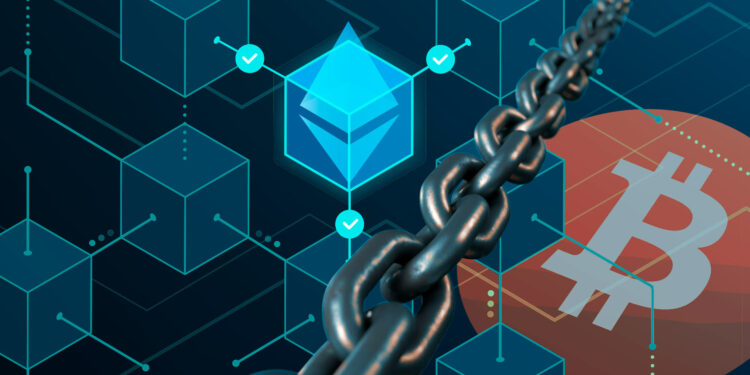 Red de Ethereum y bitcoin.