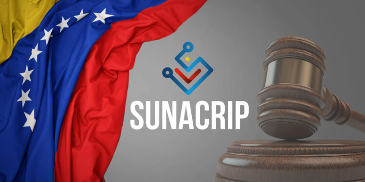 Sunacrip, bandera de Venezuela y martillo