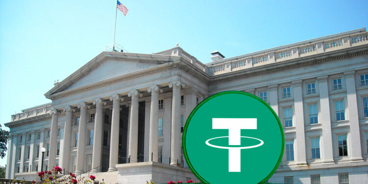 Tether y Departamento del Tesoro de los Estados Unidos.