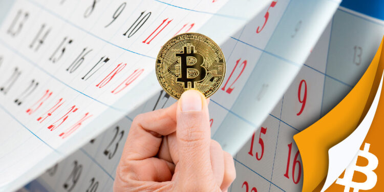 Bitcoin y calendario.