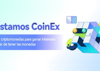 Pancarta promocional del nuevo servicio de préstamos de CoinEx.