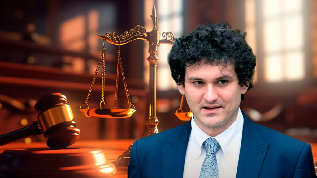 Sam Bankman-Fried en juicio.