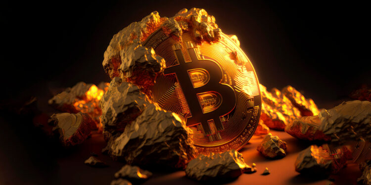 bitcoin y oro.