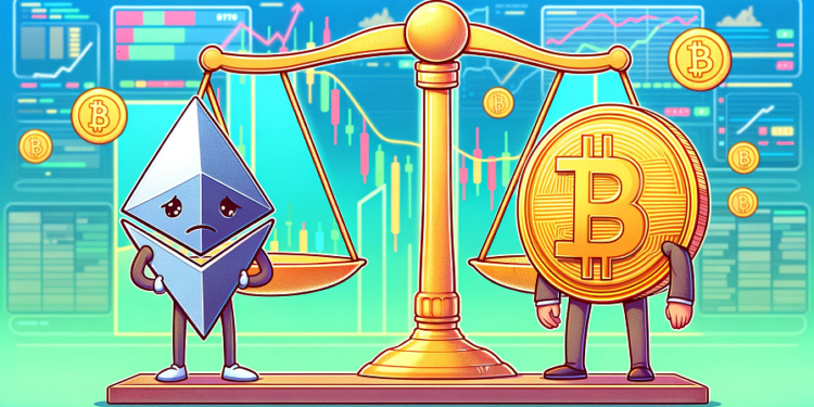 Según MatrixPort, Ethereum está infravalorado en relación con bitcoin. Fuente: OpenAI DALL·E