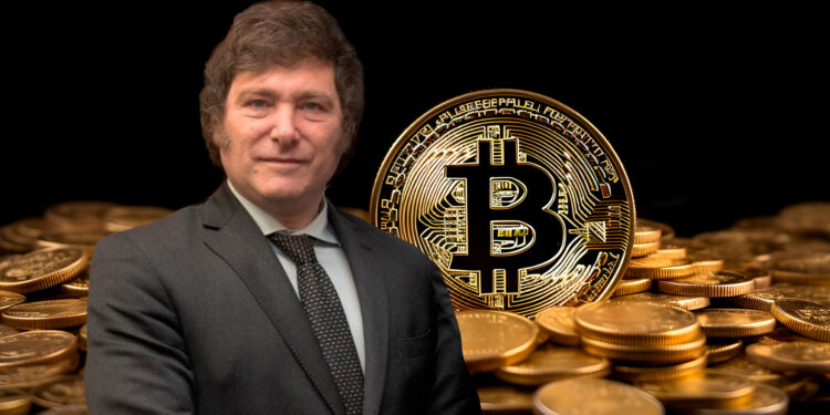 Javier Milei y bitcoin.