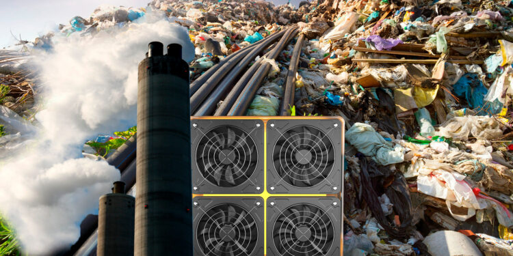 Minería de bitcoin.