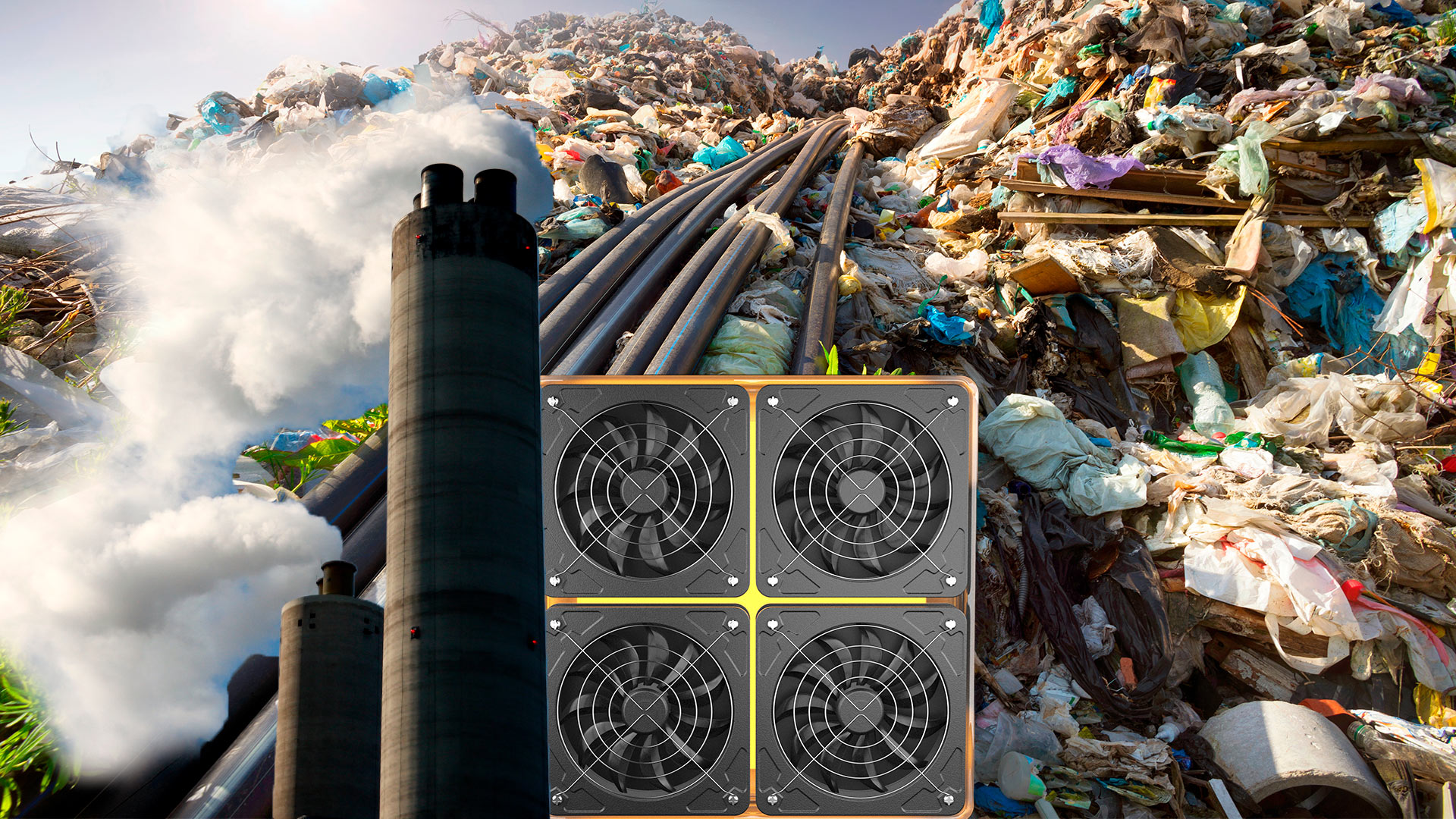 Marathon comienza a minar Bitcoin con gas metano de vertederos