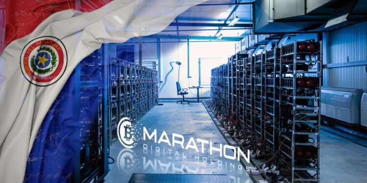 Marathon se asocia con Penguin Group para iniciar sus actividades en América Latina. Composición por CriptoNoticias. mara.com ; luzitanija / Maksym Yemelyanov / stock.adobe.com.