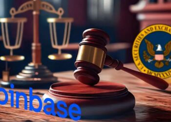 Las empresas interesadas en lanzar un ETF de bitcoin acudieron a Coinbase para que ayudara en la vigilancia de sus fondos. Composición por CriptoNoticias. coinbase.com ; wikipedia.org ; Oleksandr / stock.adobe.com.