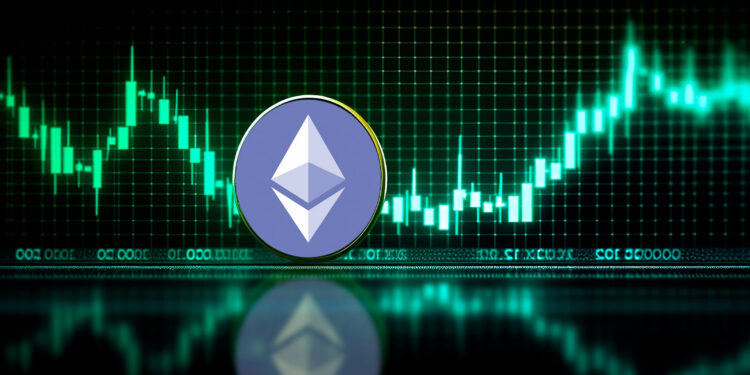El precio de la criptomoneda de Ethereum está dando señales de repunte alcista.