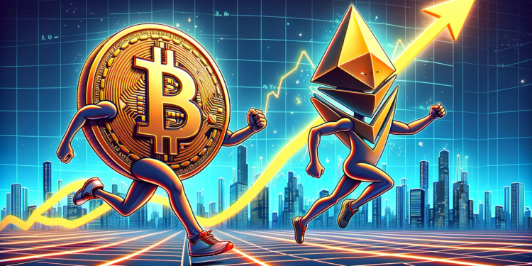 Se recuperan los precios de bitcoin y ethereum - Dall-E, de OpenAI