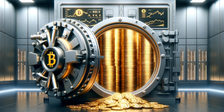 El 70% de los BTC en circulación no se mueve desde hace más de un año - Fuente: DALL·E por OpenAI.