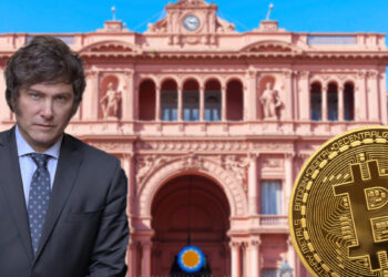Con la libertad como bandera, Javier Milei asume como nuevo presidente de Argentina. 
 Composición por CriptoNoticias. saiko3p; Ayman/ stock.adobe.com; Javier Milei/ x.com