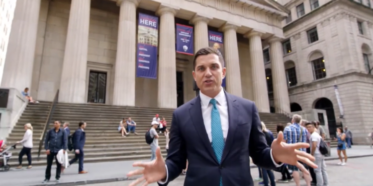 Tom Farley (foto) actualmente dirige un exchange de criptomonedas y es optimista sobre el futuro de bitcoin. Fuente: Museum of American Finance - YouTube.