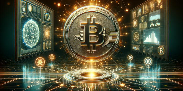 La inteligencia artificial puede potenciar a la industria en torno a bitcoin y las criptomonedas. Fuente: Dall-E, por OpenAI.