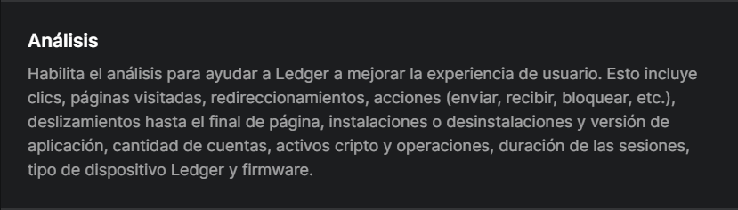 Ledger Live warns against collecting information from its users