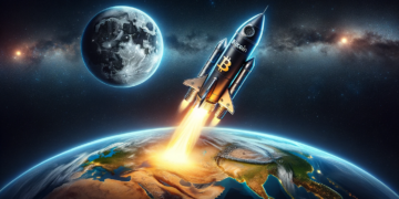 El precio de bitcoin ha tenido un año alcista - Fuente: Dall-E, por OpenAI.