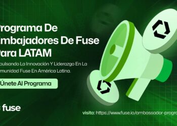 Pancarta promocional del Programa de Embajadores de Fuse Network.