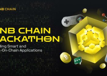 Pancarta promocional del Hackathon de BNB Chain