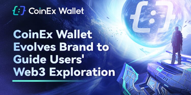 Pancarta promocional del rebranding de lCoinEx Wallet.
